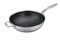 Frieling Black Cube 12-1/2 Inch Stainless/Nonstick Hybrid Wok